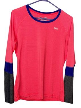Under Armour Pink Performance Long Sleeve Top